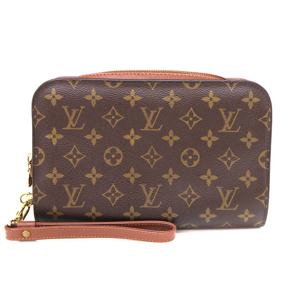 Louis Vuitton Orsay Monogram Brown Clutch Bag